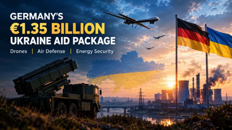 Berlin Military Aid 2026: Germany Allocates 1.35 Billion Euros for Ukrainian Weapons and Energy Berlin Military Aid 2026: Germany Allocates 1.35 Billion Euros for Ukrainian Weapons and Energy