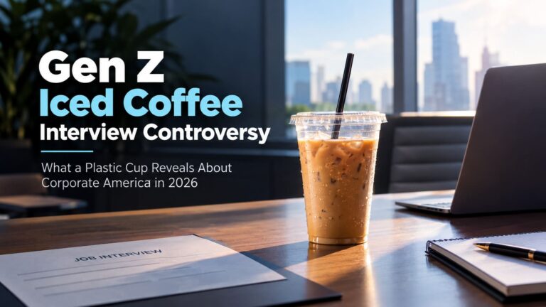 Gen Z Iced Coffee Job Interview Debate: Professionalism vs. Changing Office Norms Gen Z Iced Coffee Job Interview Debate: Professionalism vs. Changing Office Norms